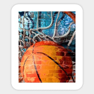 Takumipark basketball art swoosh vs 14 - Basketball artwork Sticker